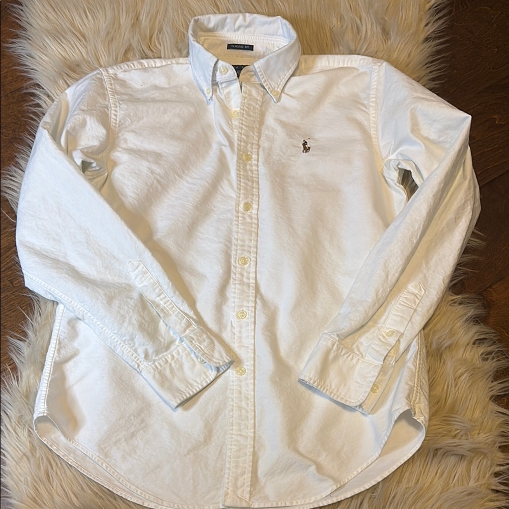Polo by Ralph Lauren White Button Down Shirt